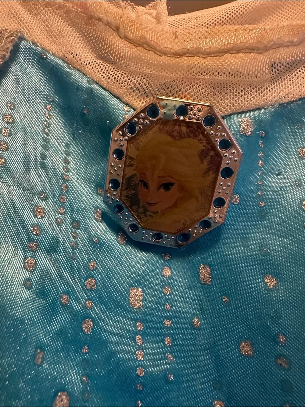 Blue Sparkle Princess Costume Dress for Kids